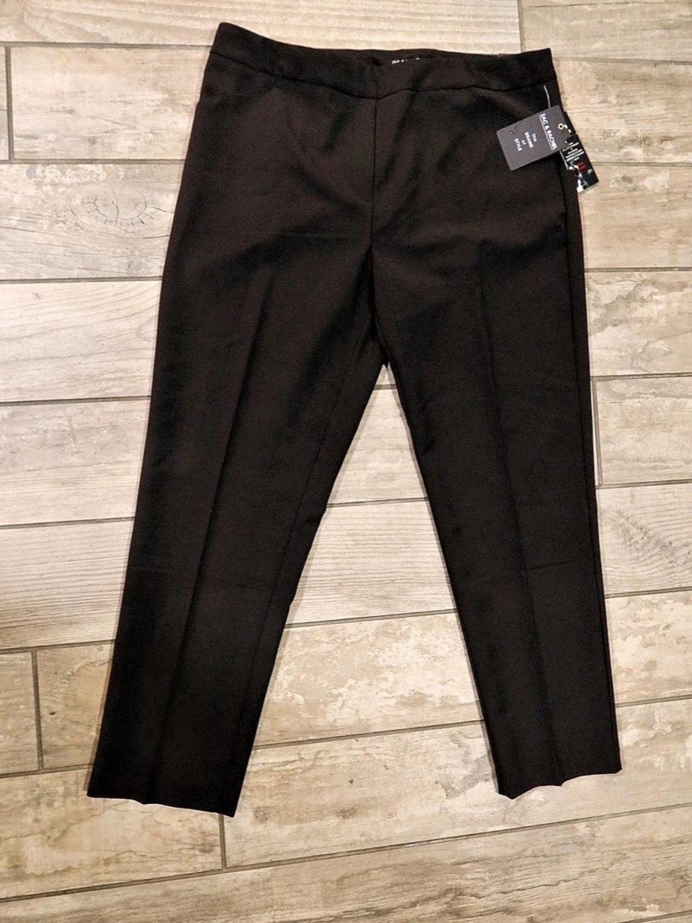 Zac & Rachel Straight Leg Pants in Black Size 14 NWT